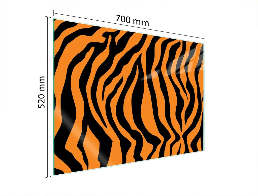 Coprifornelli in Vetro Temperato 70x52 Tiger | Protezione Piano Cottura
