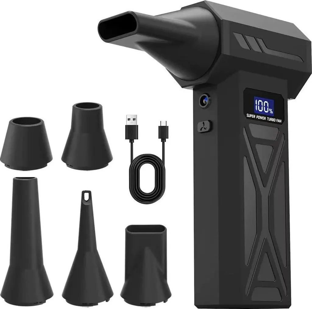 Souffleur électrique ultra puissant 200 000 tr/min avec 4 vitesses pro