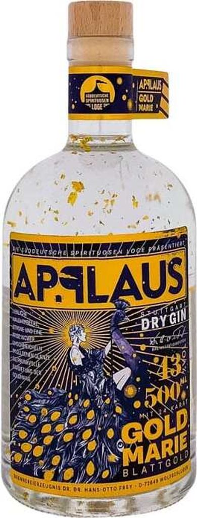 Applaus Goldmarie Limited Edition Gin 500ml 43% Vol. Produktbild 