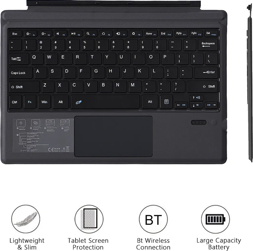 Clavier Bluetooth Microsoft Surface Pro 3/4/5/6 en Alliage d'Aluminium - 10
