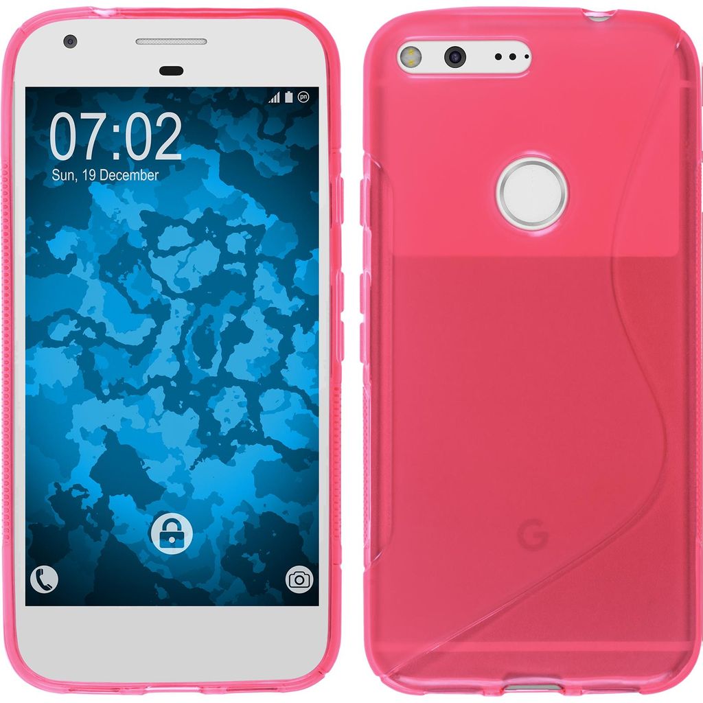 PhoneNatic Case kompatibel mit Google Pixel XL - pink Produktbild 