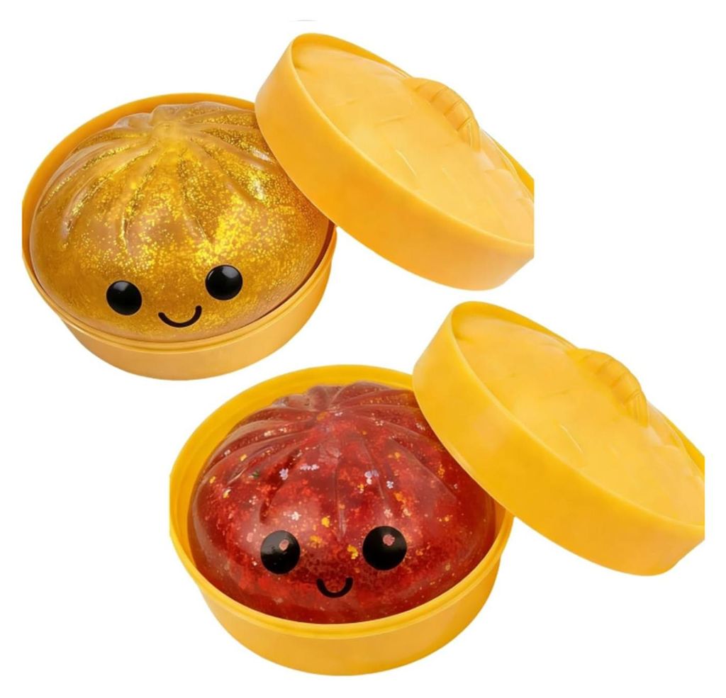 Quetschspielzeug in Form eines gedämpften Brötchens, weiches TPR-Fidget-Spielzeug, sensorischer Stressabbau, niedliches, langsam aufsteigendes De...
