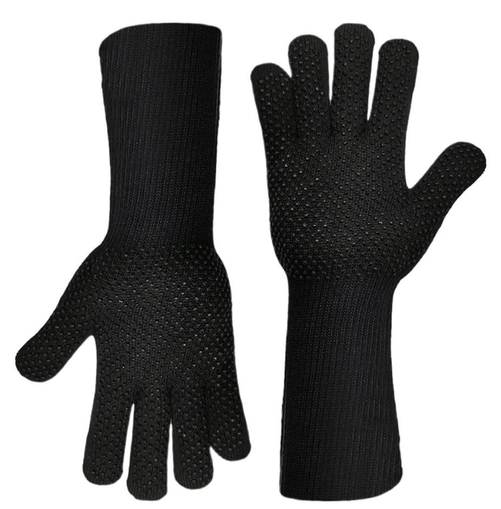 Grillhandschuhe hitzebeständig 500°C feuerfest Backofen Grill Handschuhe Küche