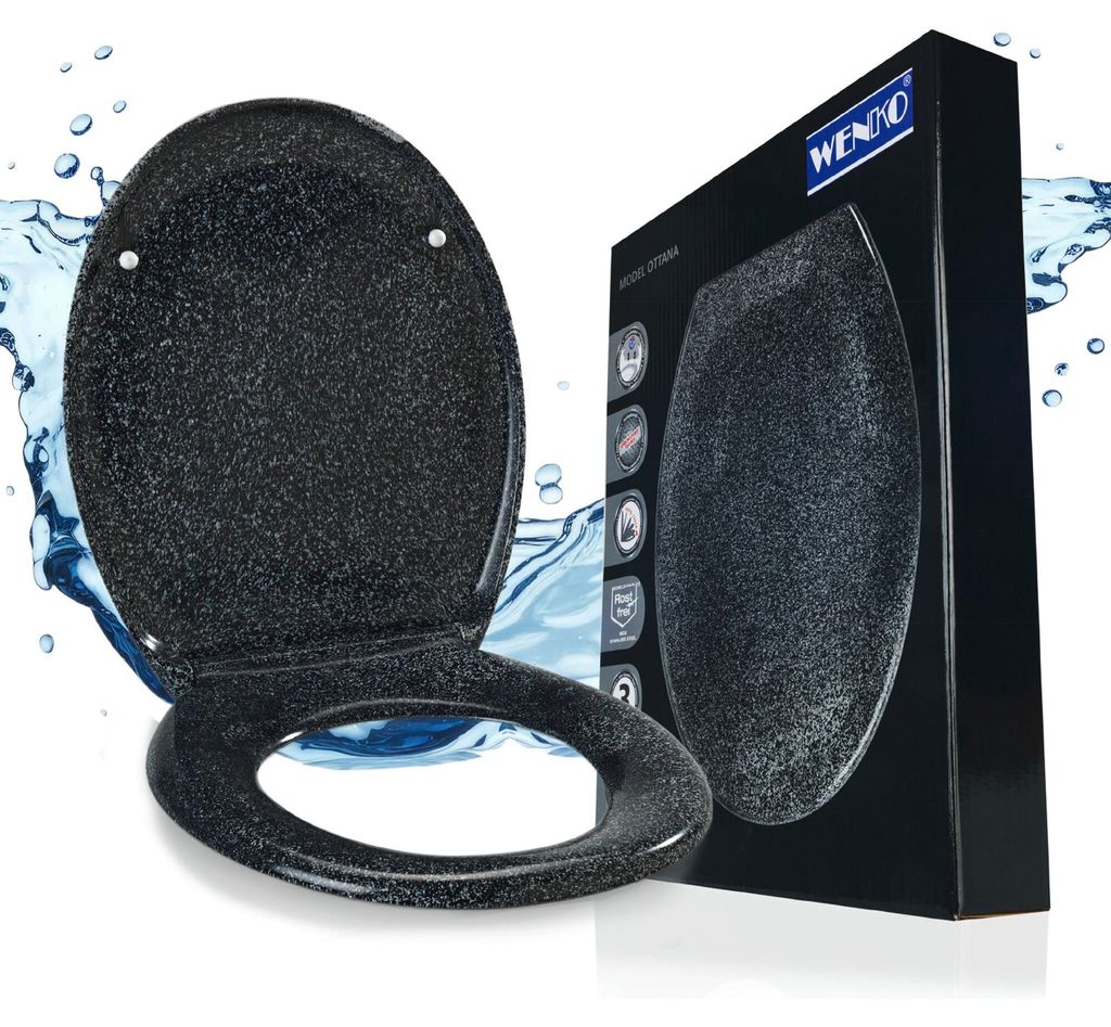 WENKO Premium SIÈGE WC OTTANA Couvercle WC à lunettes Image du produit 
