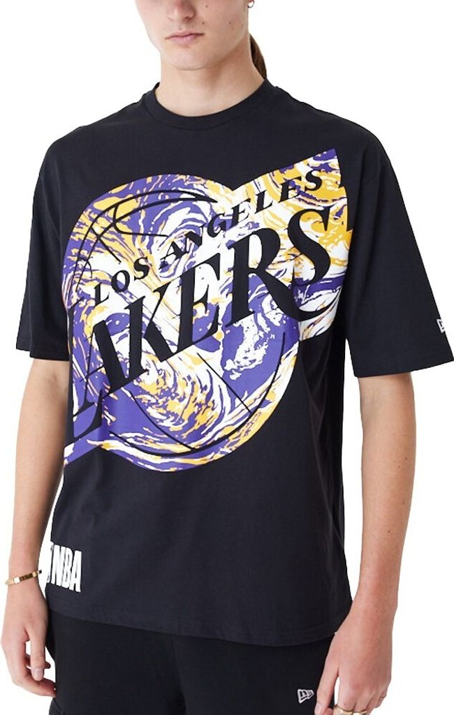 New Era NBA Oversized Shirt - INFILL Los Angeles Lakers - L