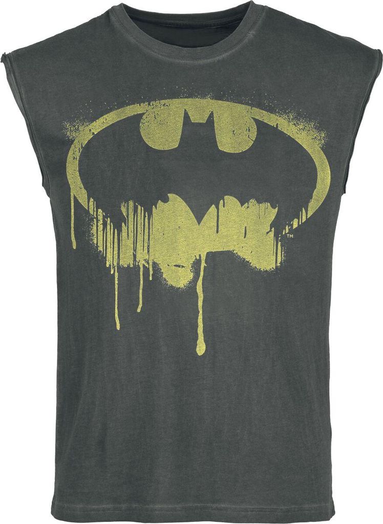 Batman Tank-Top Herren Logo schwarz XL