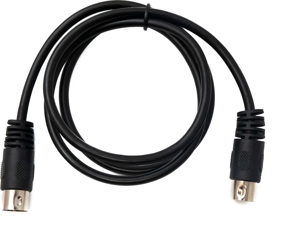 Cavo S-VHS 1 Metro System-S Mini DIN 4 Pin High Quality Black - 2