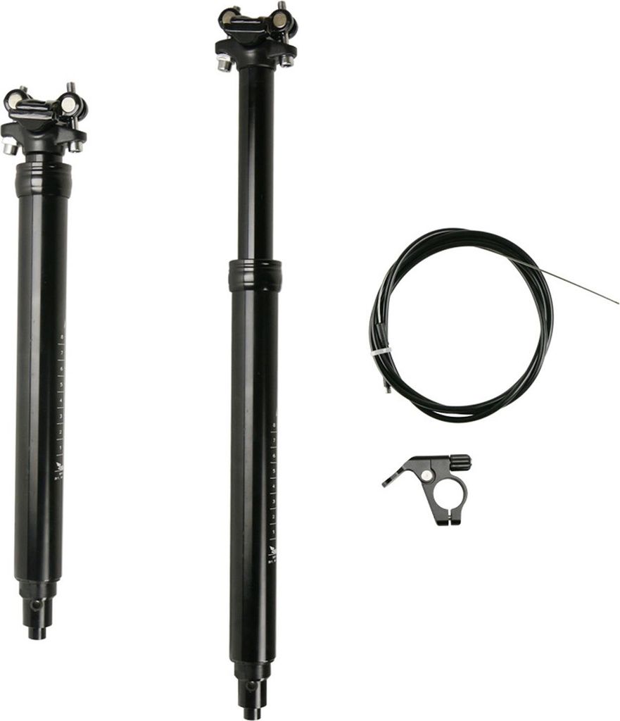 Mountainbike Dropper Post 31,6mm Aluminium Hydraulische Verriegelung 100-170mm Reise Fahrrad Ferngesteuerte Sattelstütze für/Straße