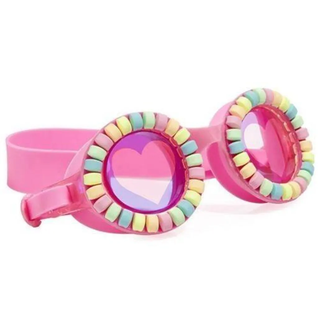 Lunettes de natation Bling2O Pool Jewels paillettes filles rose