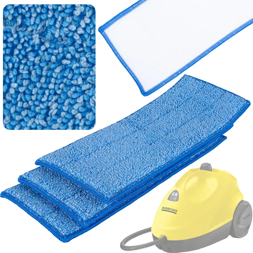 Set Di 4 Panni In Microfibra Ricambio Per Kärcher EasyFix, Per Pulitori A Vapore SC 2/3/4/5, Lavabili - 5