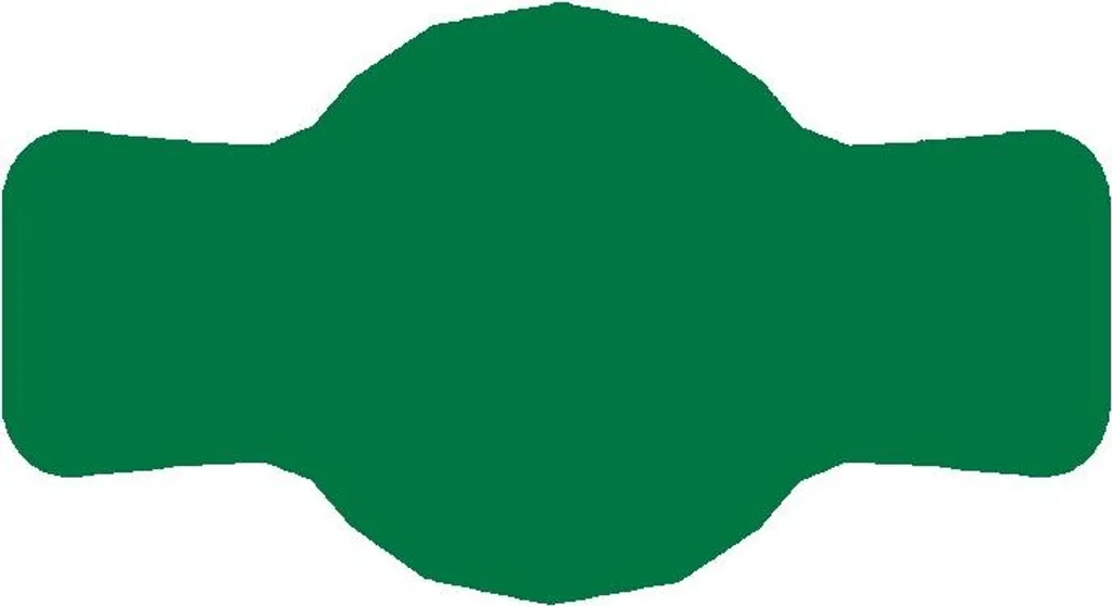 72 Etichette Adesive Rettangolari 7x4cm Verde Matte - Design Moderno