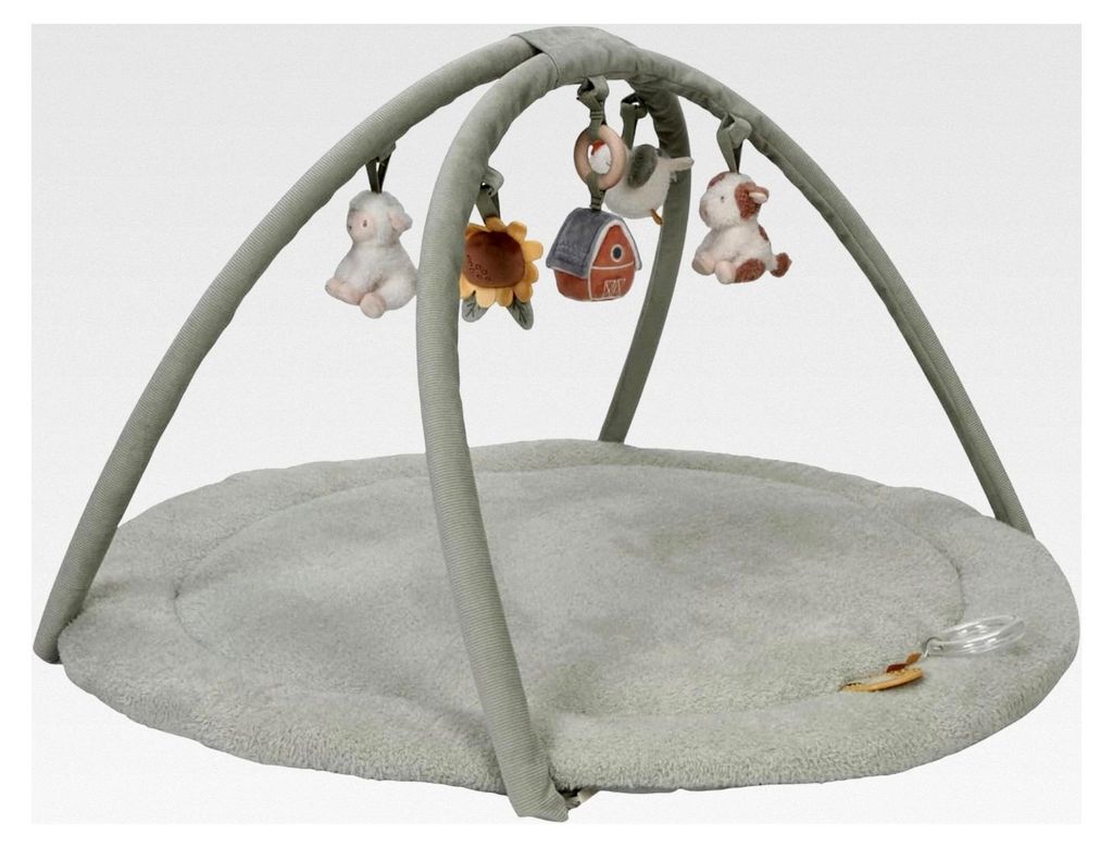 Krabbeldecke mit Spielbogen - Little Farm