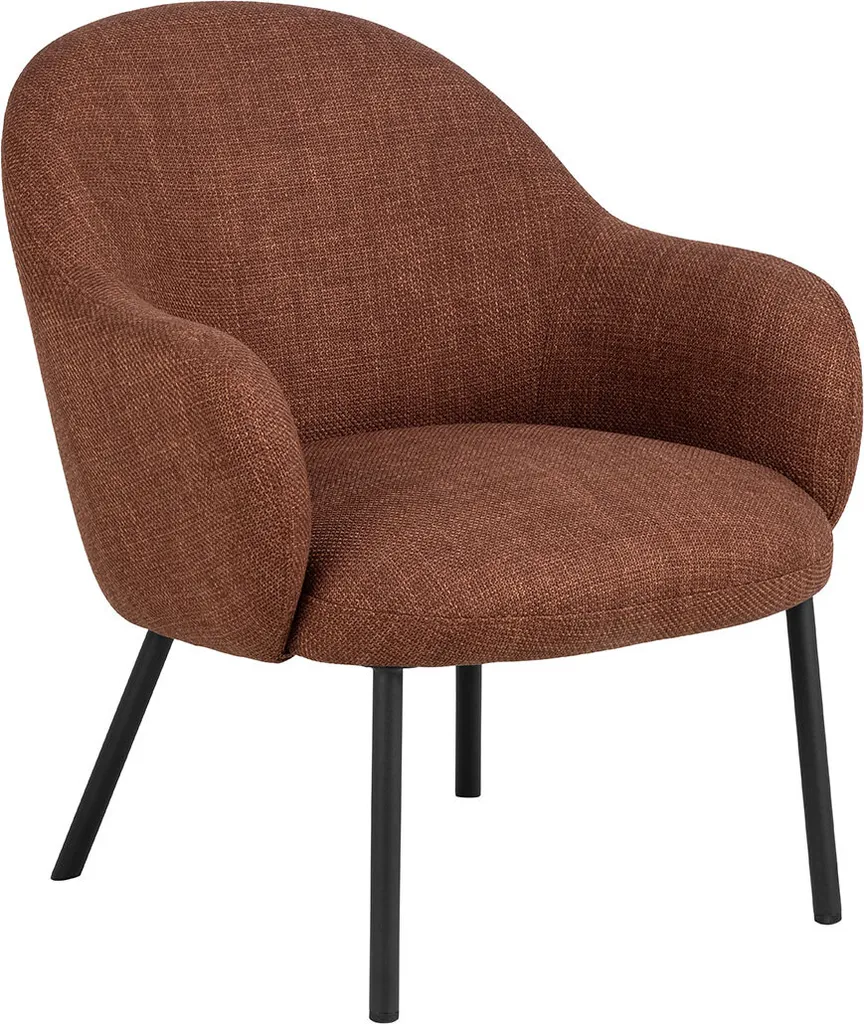 Spencer Fauteuil Lounge Orange : Idéal pour un Coin Lecture Relaxant
