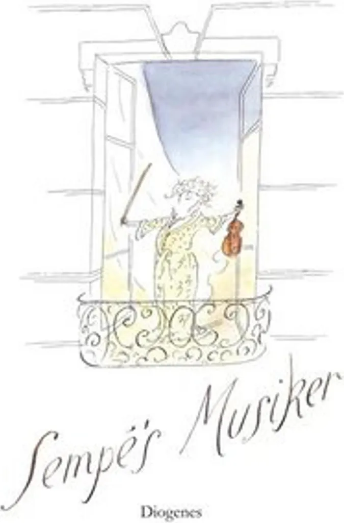 Affiche Décorative Sempe's Musiker Dessin de Musiciens Cadre Moderne