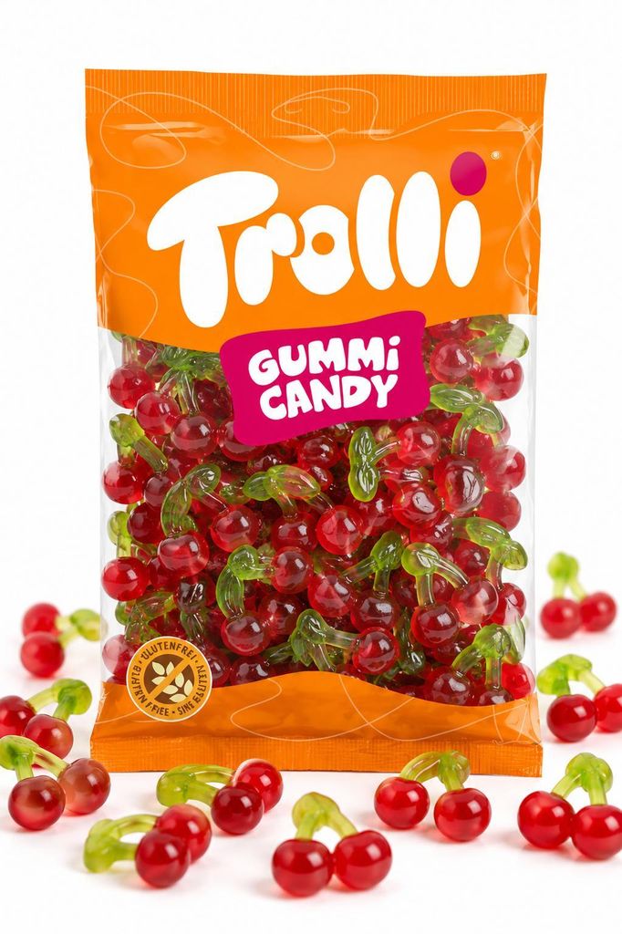 Trolli Fruchtgummi Kirschen, 1000g Produktbild 