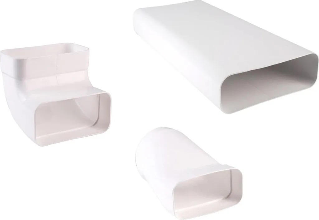 Tubo Piatto per Cappa 150x70mm - Kit 3 Pezzi Facile Montaggio