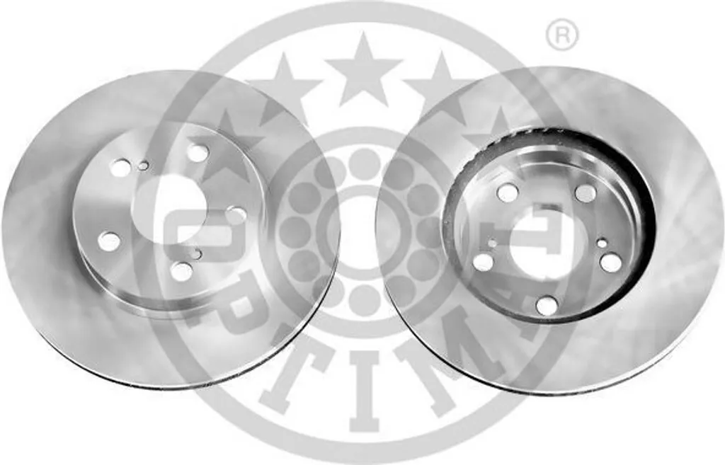 2x Disques de Frein Avant OPTIMAL BS-8626C pour TOYOTA PRIUS NHW20 255mm