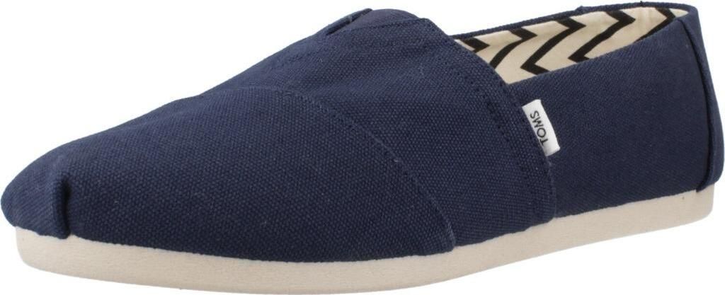 Toms Alpargata Herren Recycelte Baumwolle Segeltuch Schlupf Auf Turnschuhe Mar e – 6,5 UK - 40 EU - 7,5 US / Marine