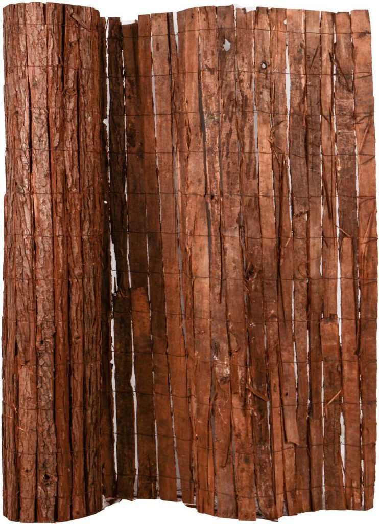 UNUS® Sichtschutzmatte Baumrinde 80x300cm Sichtschutz Zaun Produktbild 1