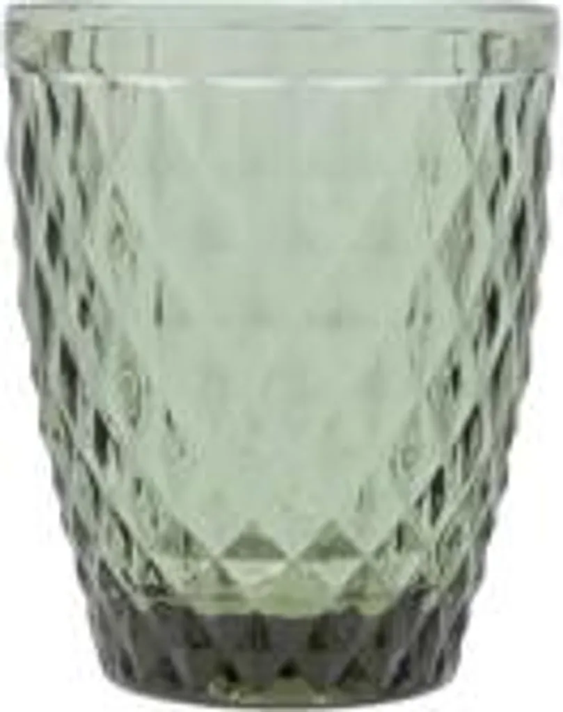 Gobelet en Verre Gris Fumé Diamond 220 ml - Service de 6 Verres Médard de Noblat