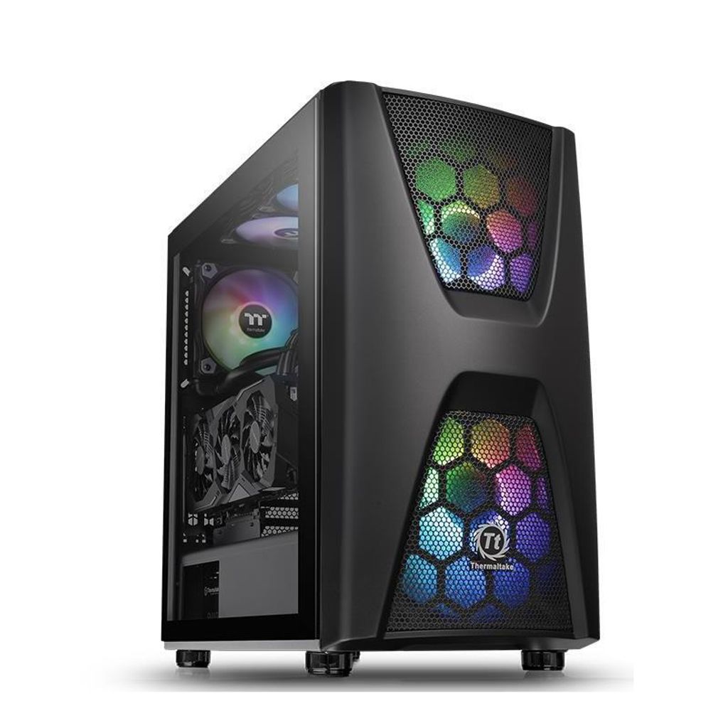 Thermaltake Commander C 34 - Midi ATX Tower - PC - SPCC - Schwarz - ATX,Micro ATX,Mini-ITX - 18 cm