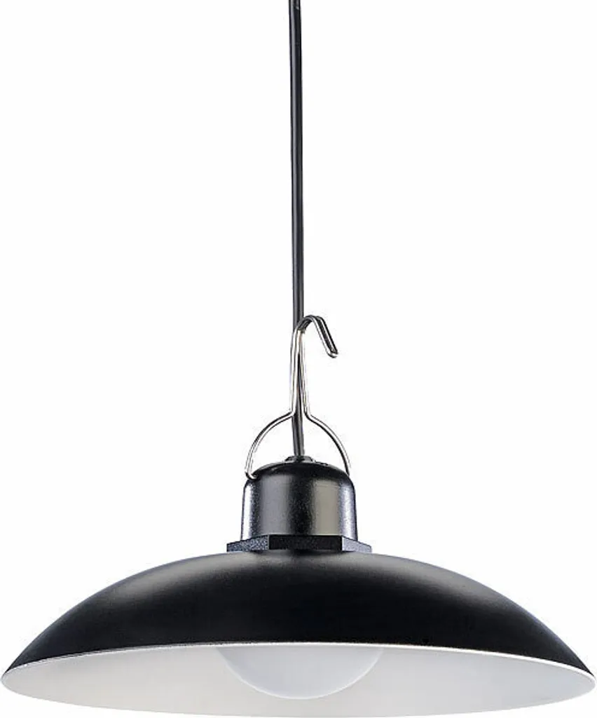 Lampe solaire suspendue Lunartec - Lanterne de jardin LED avec anse