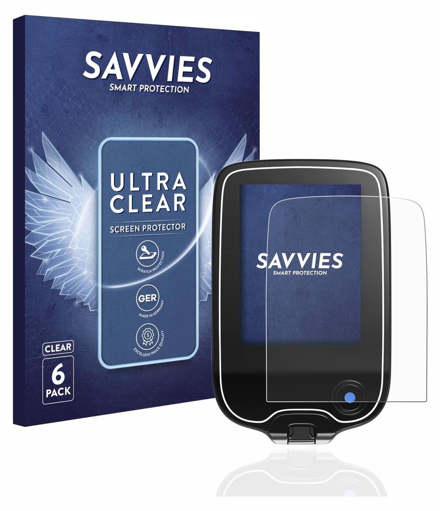 6x Für Freestyle Libre 3 Schutzfolie Savvies Displayschutz Produktbild 
