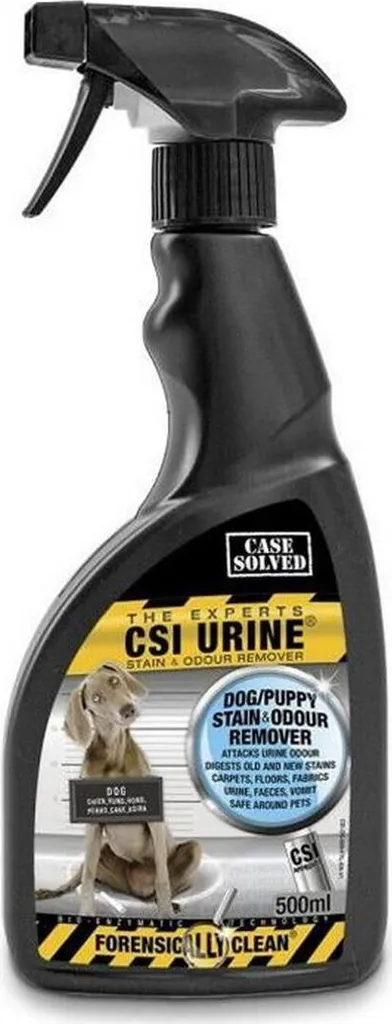 Spray désodorisant CSI Urine 500 ml pour chiens et chats domestiques