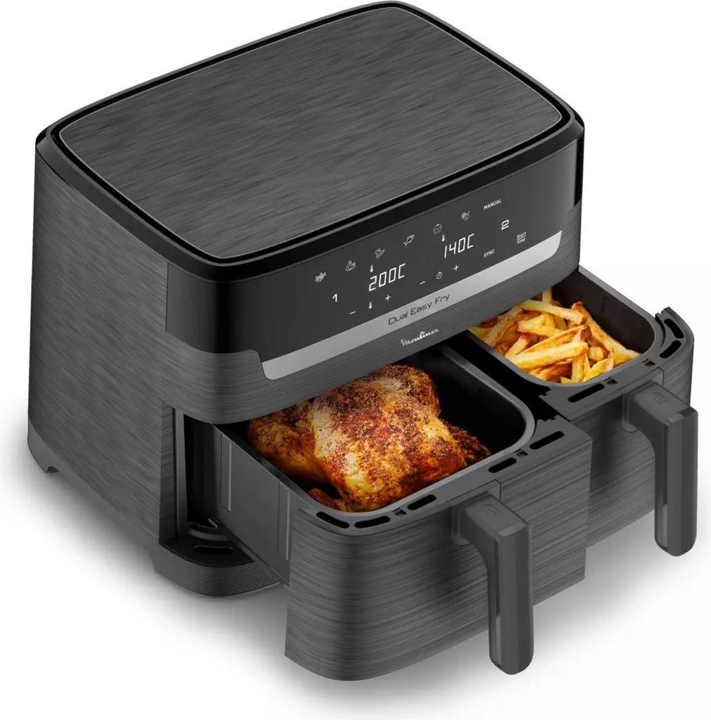 Moulinex Dual Easy Fry EZ901H20, Heißluftfritteuse, 8,3 l, Produktbild 