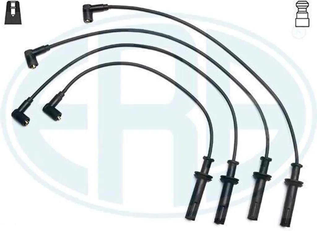 Câbles d'allumage haute tension ERA 883079 pour Coupé 175 en silicone