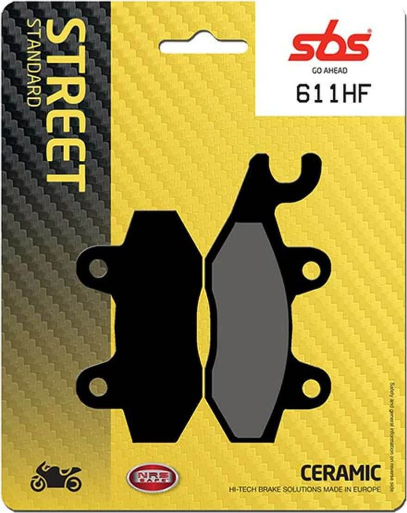 Bremsbelag SBS 611HF (Satz pro Scheibe) Street Ceramic