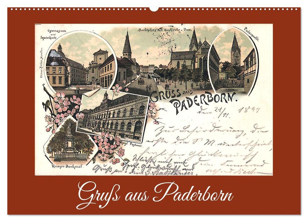Gruß aus Paderborn (Wandkalender 2027 DIN A2 quer), CALVENDO Monatskalender