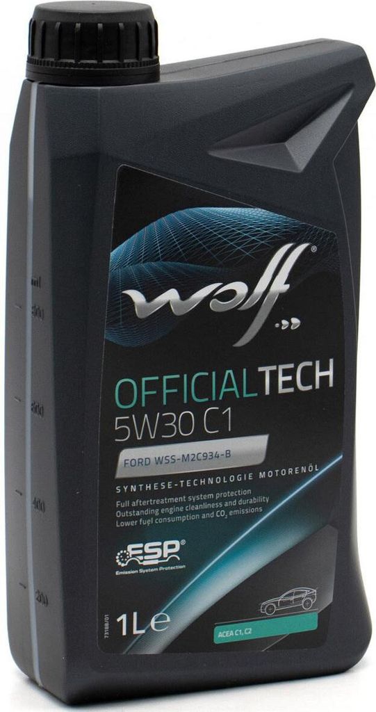 Wolf Motorölofficialtech c1 . Motoröl 5w30 1l off.tech c1