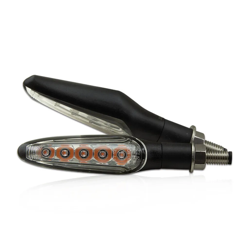 Clignotant LED RUNNER NG SEQ Haute Visibilité Anti-Vibration Noir