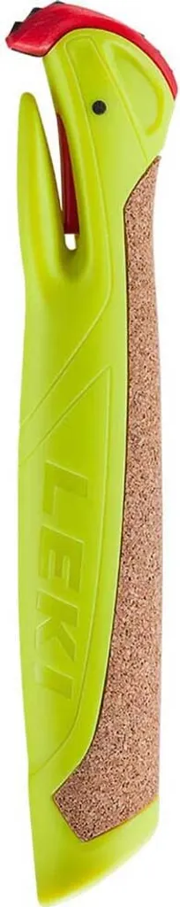 Poignée Leki Alpino Shark 2.0 Compact jaune pour le ski de descente