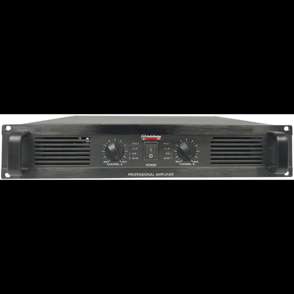 AudioDesign PAMP 1.500.2 Ampli de Coffre pour Basses Puissantes et Nettes