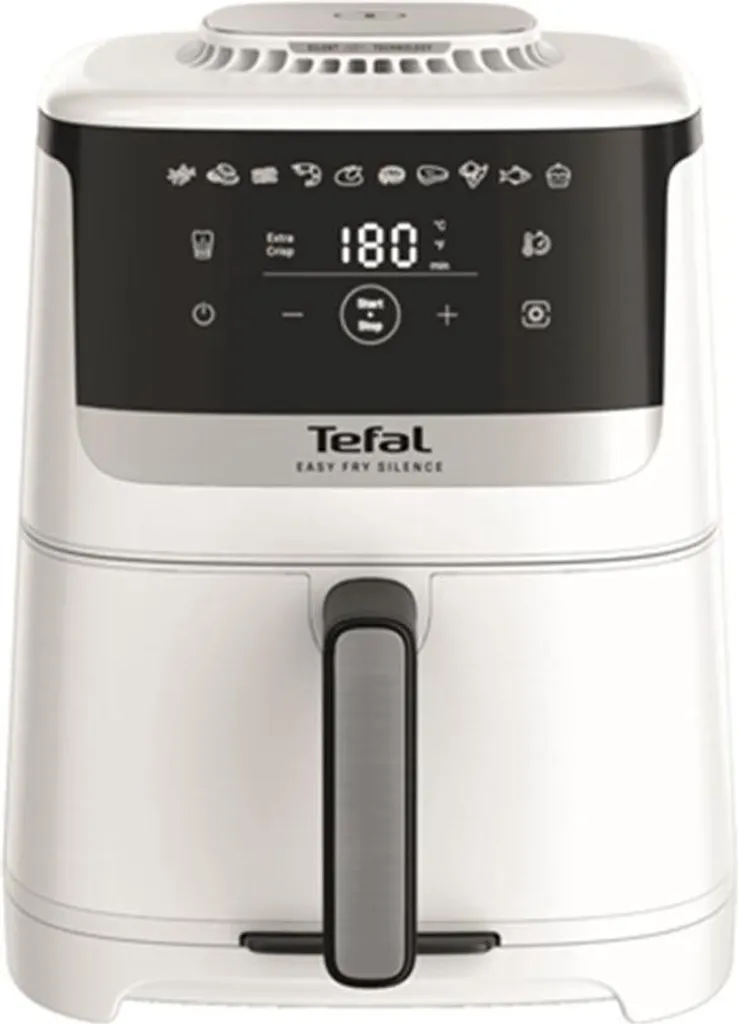 Friteuse sans huile Tefal EY5521E0 blanche avec capacité XL de 5L