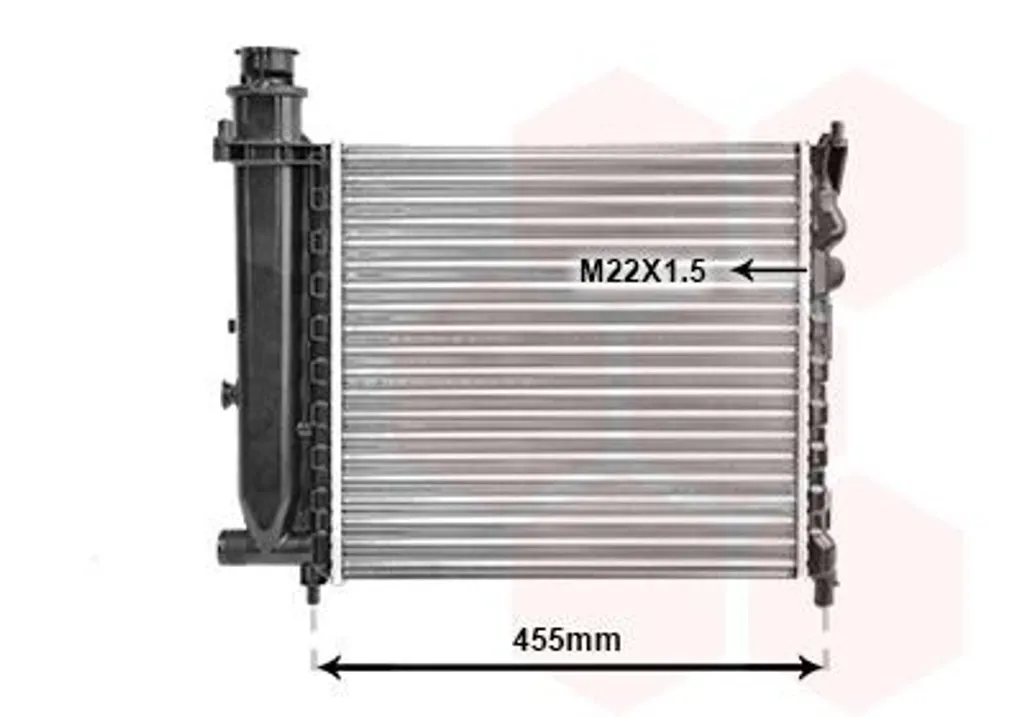 Remplacer le radiateur moteur PEUGEOT 309 I : Pièce VAN WEZEL Fiable
