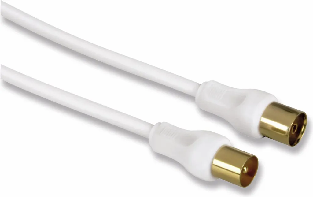 Cavo Antenna THOMSON 1,5m Placcato Oro | Miglior Segnale TV Senza Disturbi