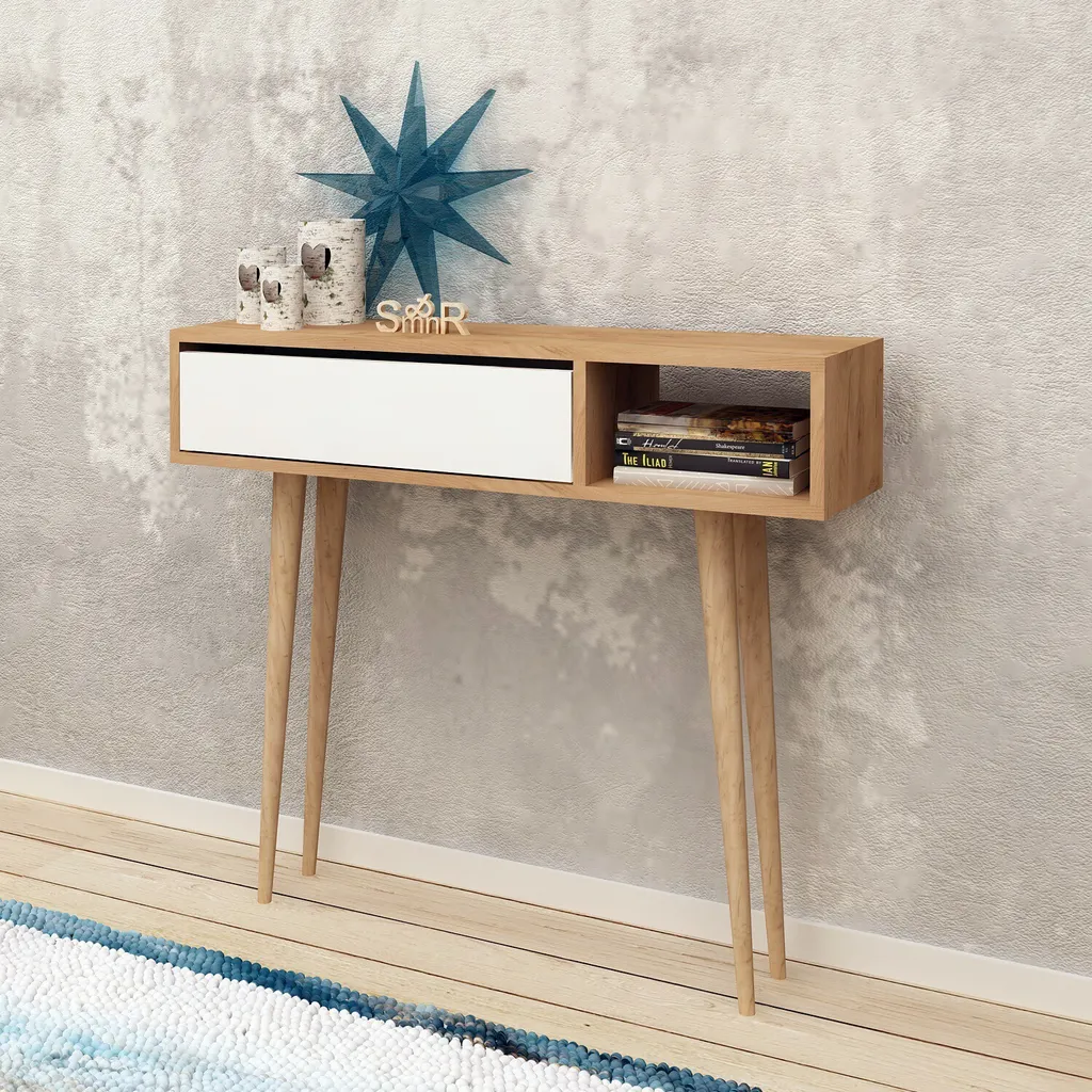 Commode Oseyo en Chêne 100cm - Bahut Compact avec Design Minimaliste - 2