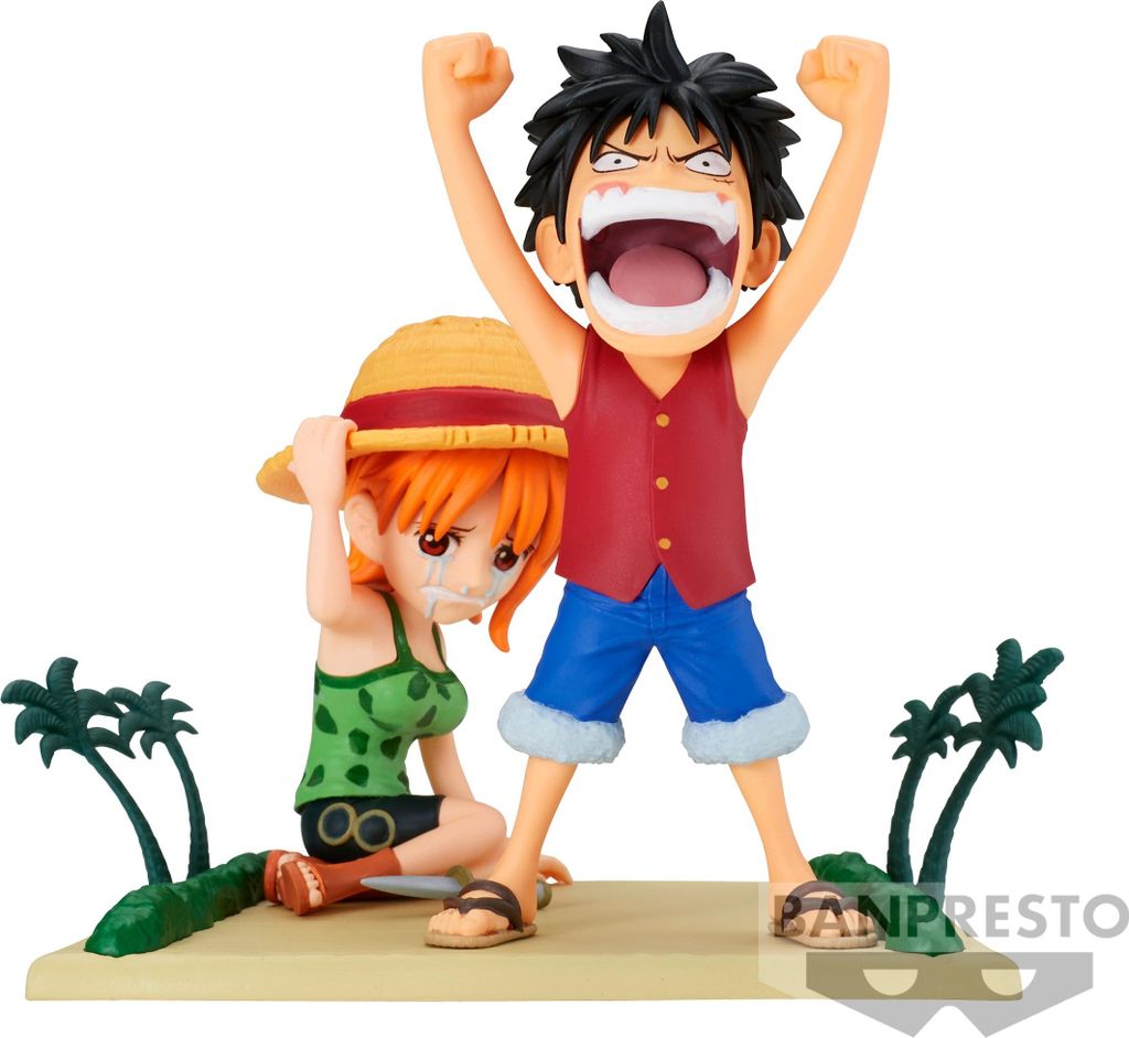 One Piece: WCF Log Stories - Luffy & Nami Figur