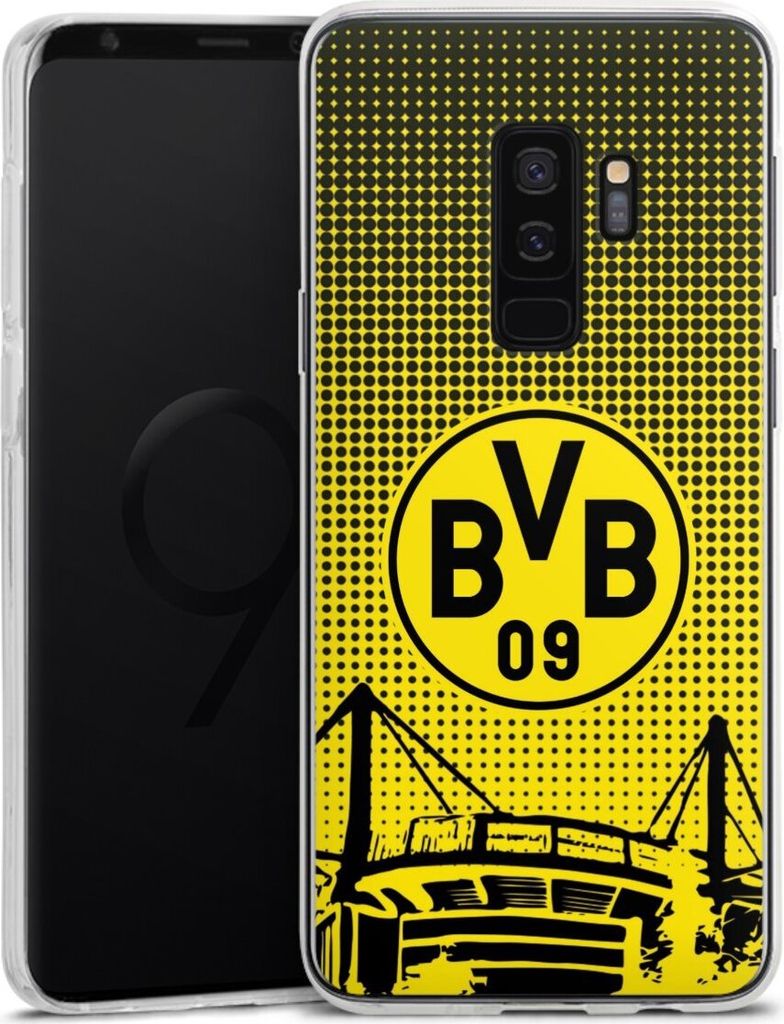 DeinDesign Handyhülle für Samsung Galaxy S9 Plus Duos Silikon Hülle Case Smartphone Schutzhülle BVB Borussia Dortmund Stadion