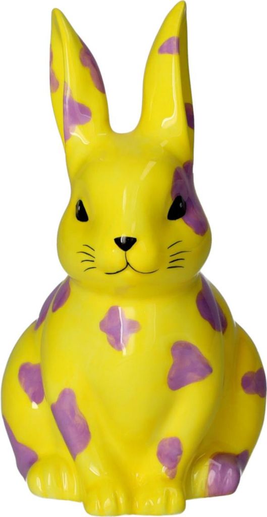 Gift Company Mignon Vase Hase Leo S gelb/lila 9cm Produktbild 