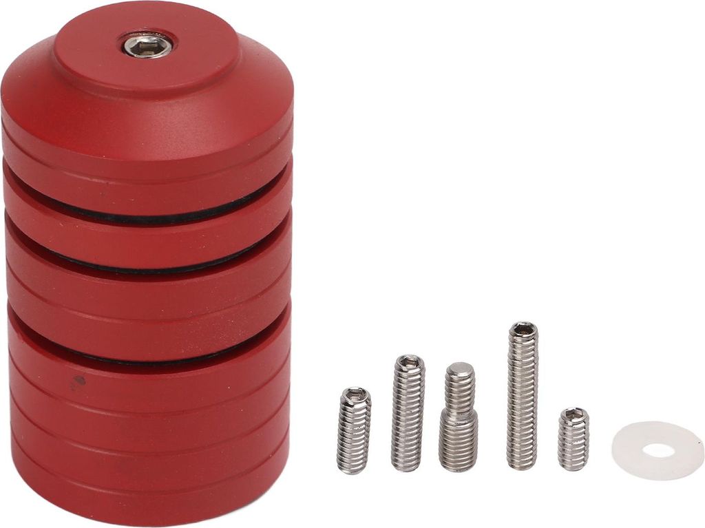 Bogenschützen Stabilisator Gewicht Kit Abnehmbares Aluminiumlegierung Gegengewicht für Wiederholungen und Verbindungen Rot