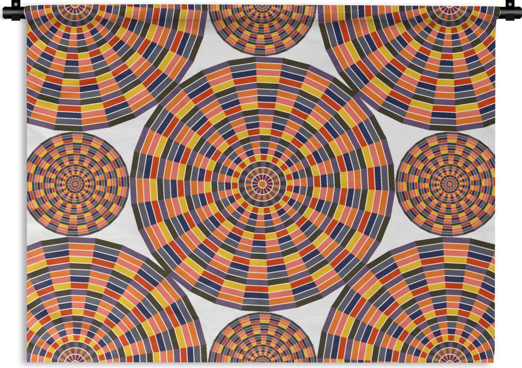 MuchoWow Wandteppich Wandbehang Mandala - Mexiko - Muster 60x45 cm Tapisserie Dekoration Wandtuch - Das Schlafzimmer