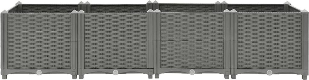 vidaXL Letto rialzato 160x40x38 cm in polipropilene Immagine del prodotto 