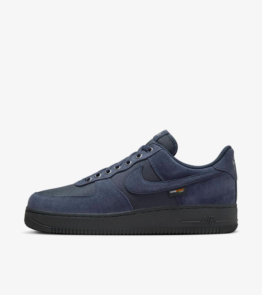 Nike Air Force 1 '07 "Cordura Dark Obsidian" Blau, Größe: 42,5