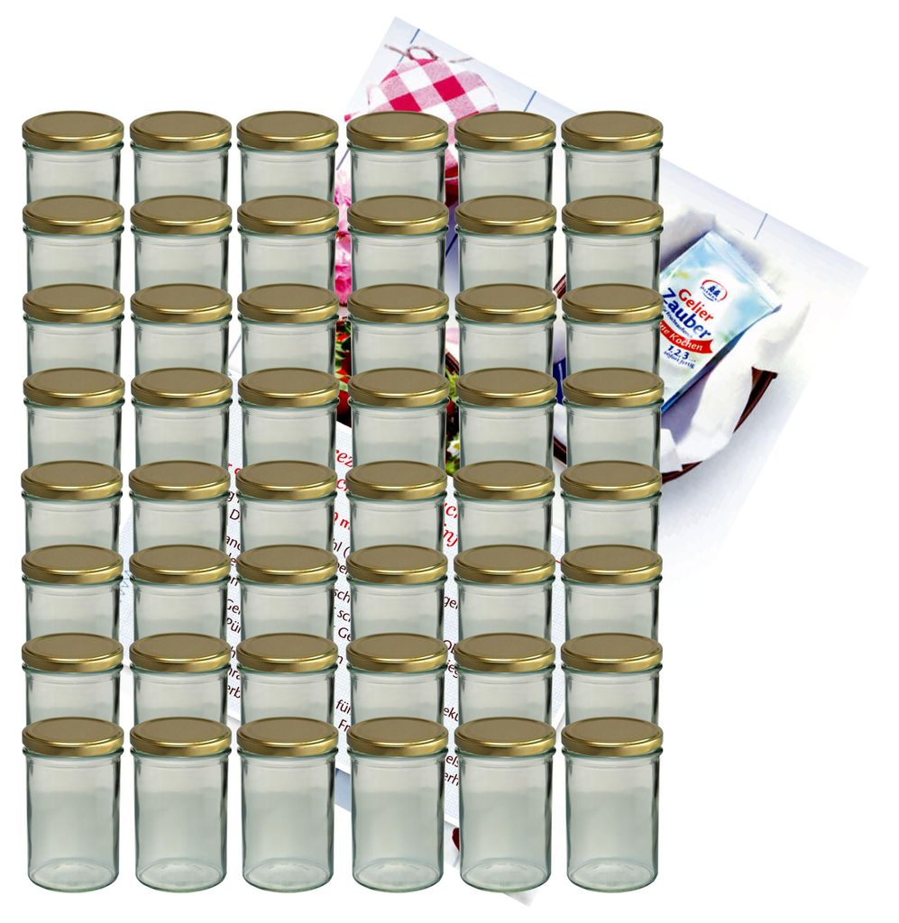 48er Set Sturzglas 435 ml Marmeladenglas Gläser Einweckglas Produktbild 