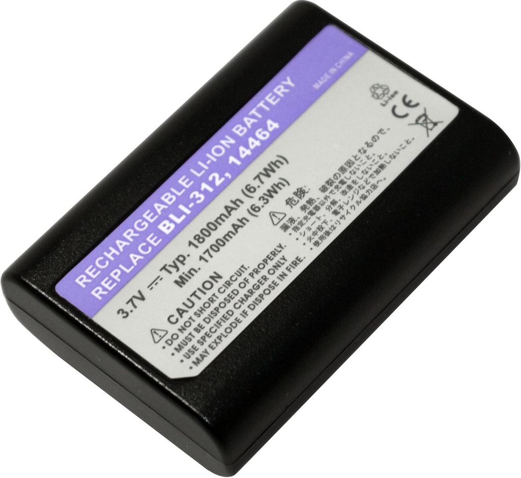 PowerSmart 1800mAh Akku für LEICA BM8,M8,M8.2,M9,ME Digitalkamera,14464,BLI-312