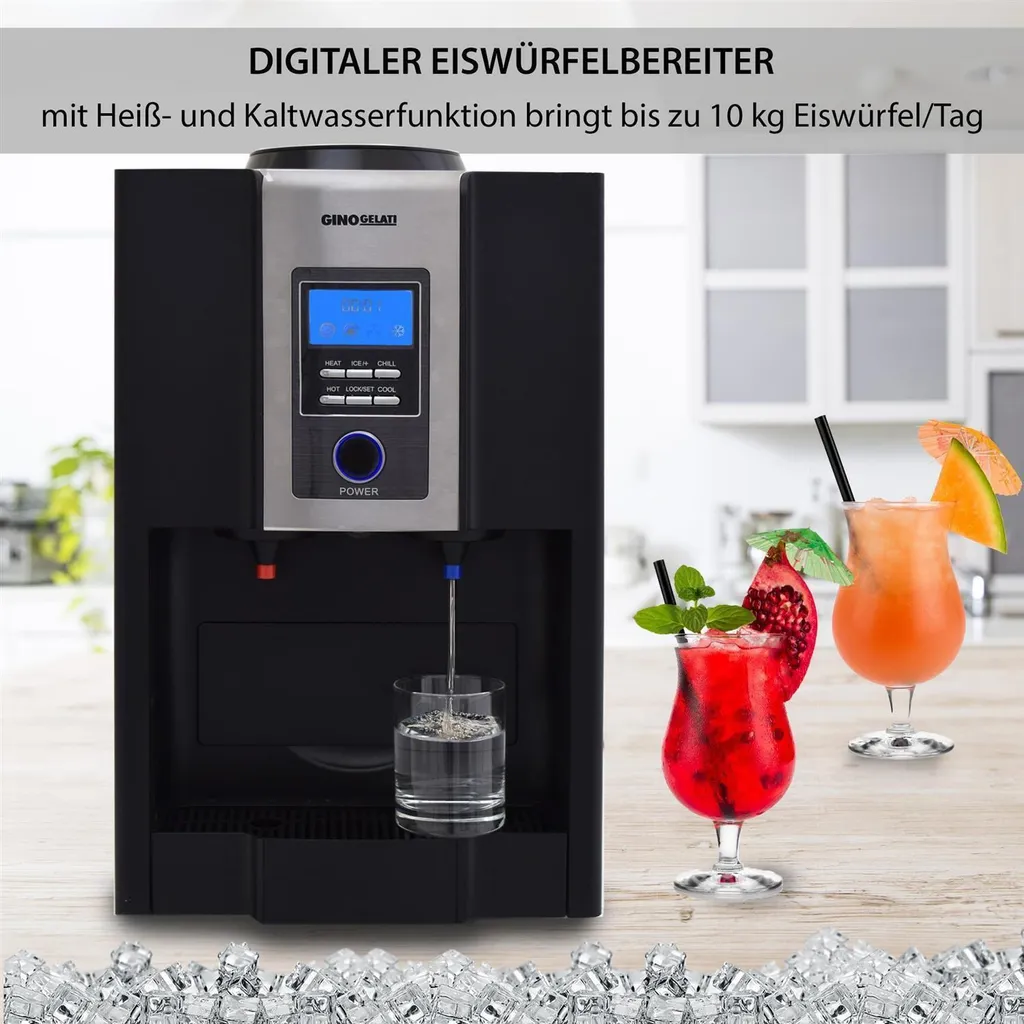 Machine à glaçons Syntrox GG-500W numérique eau chaude multifonction - 12